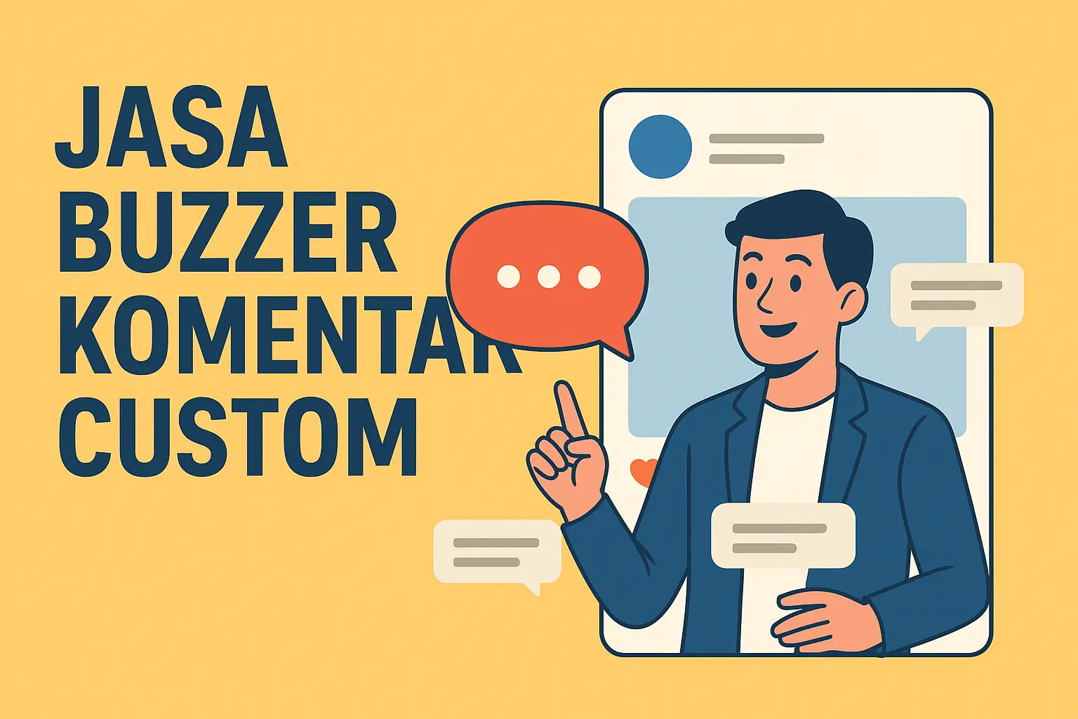 Jasa Buzzer Komentar Custom