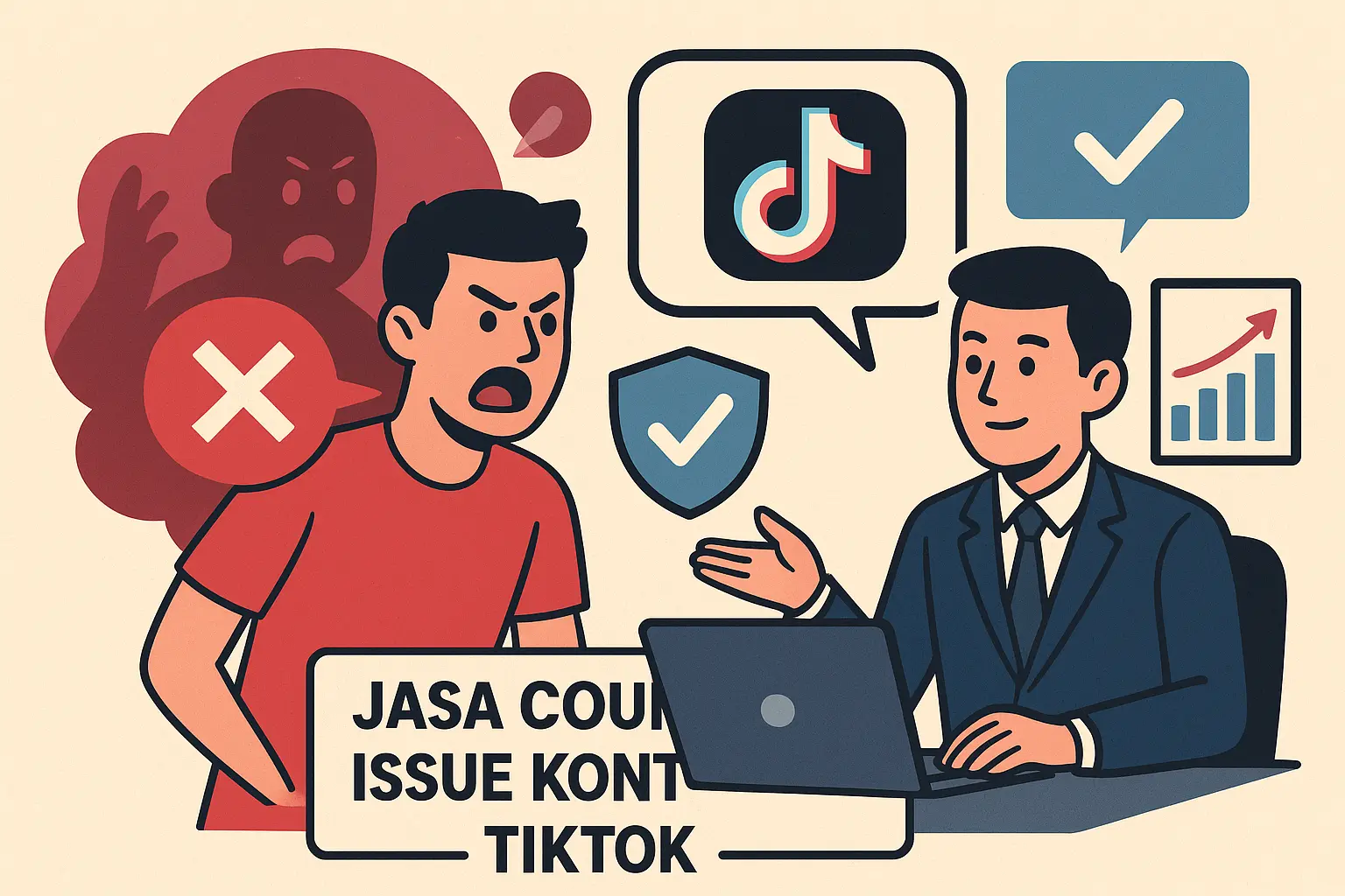 Jasa Counter Issue Konten Tiktok