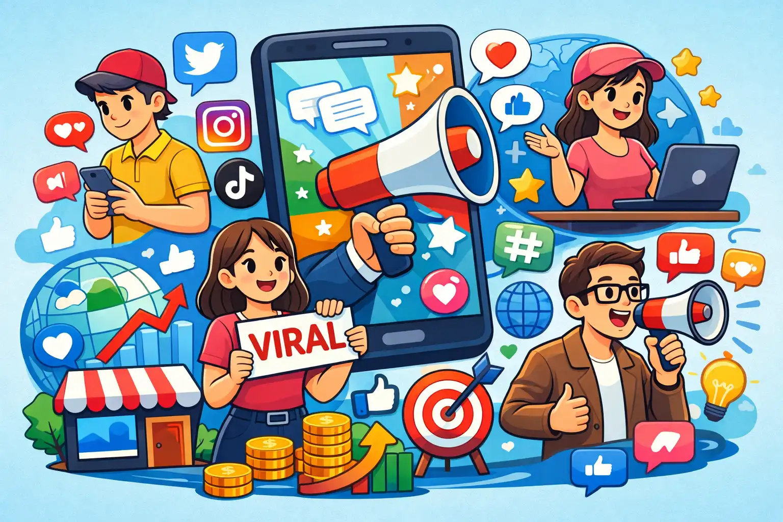 Perkembangan media sosial dan jasa buzzer