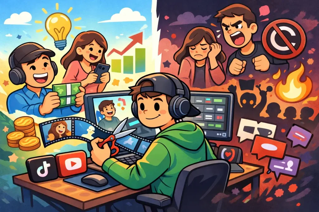 Fenomena Clipper Video Media Sosial: Antara Kreativitas dan Kontroversi Digital