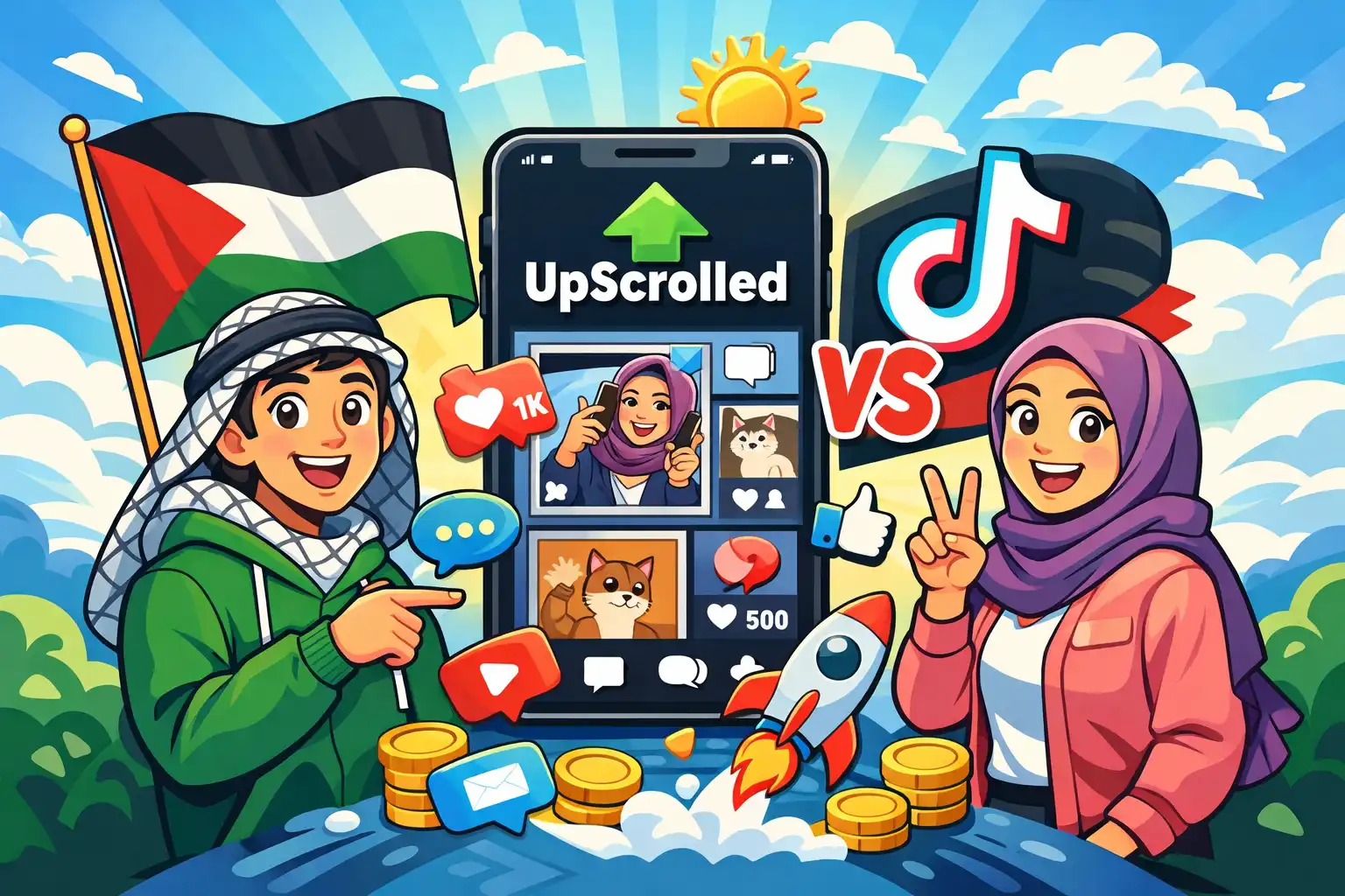 UpScrolled aplikasi buatan Palestina